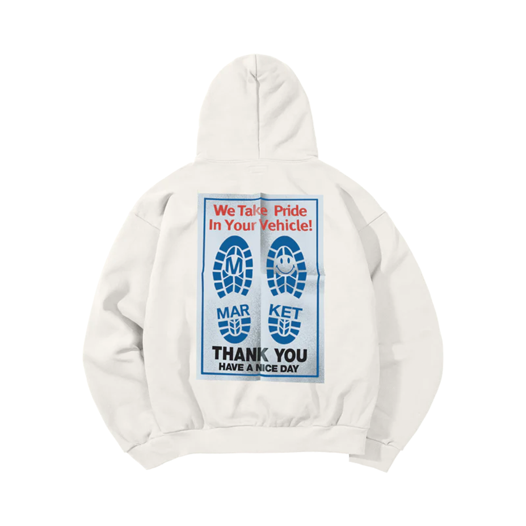 Market Pride In My Ride Hoodie – 'Unbleached'