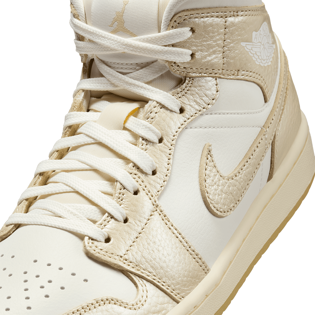 WMNS Air Jordan 1 Mid SE V2 – 'Sail/Team Gold' - Kicks Lounge