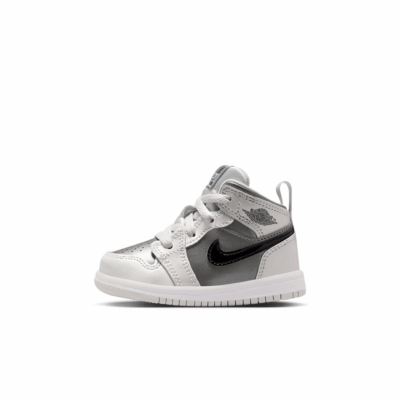 TD Air Jordan 1 Mid - 'Photon Dust/Blue Chill'
