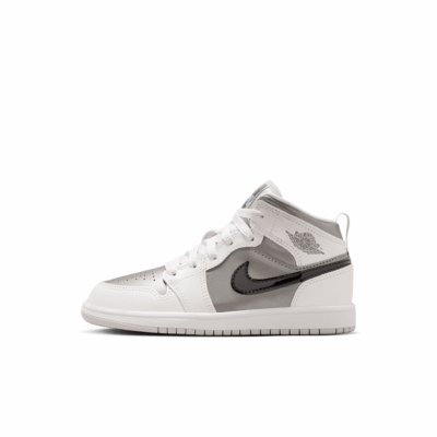 PS Air Jordan 1 Mid SE - 'Photon Dust/Blue Chill'