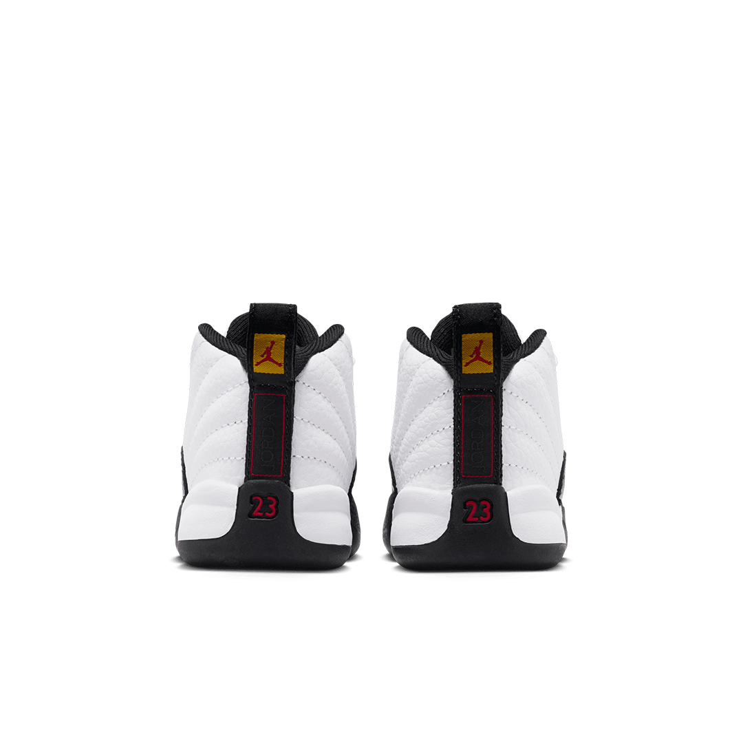 TD Air Jordan 12 - 'White/Black-Taxi'