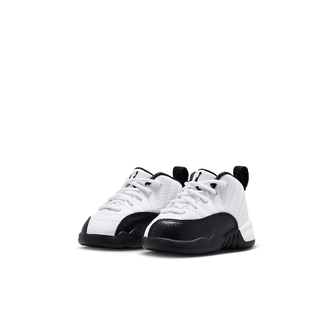 TD Air Jordan 12 - 'White/Black-Taxi'