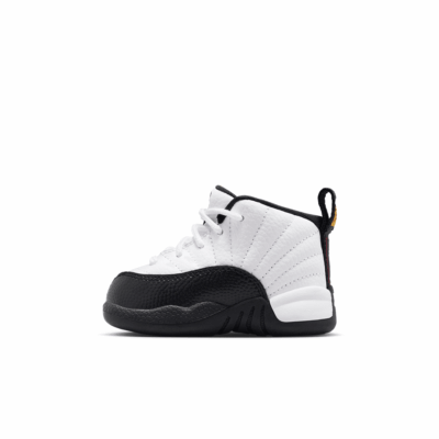 TD Air Jordan 12 - 'White/Black-Taxi'