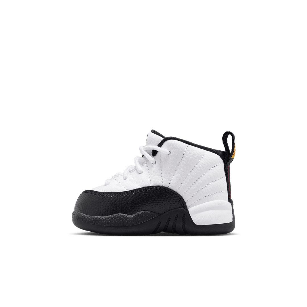 TD Air Jordan 12 - 'White/Black-Taxi'