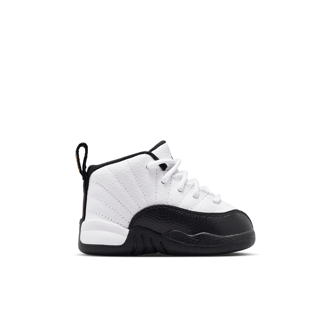 TD Air Jordan 12 - 'White/Black-Taxi'