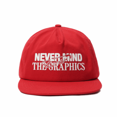Deva'states Nevermind Snapback Hat - 'Red'