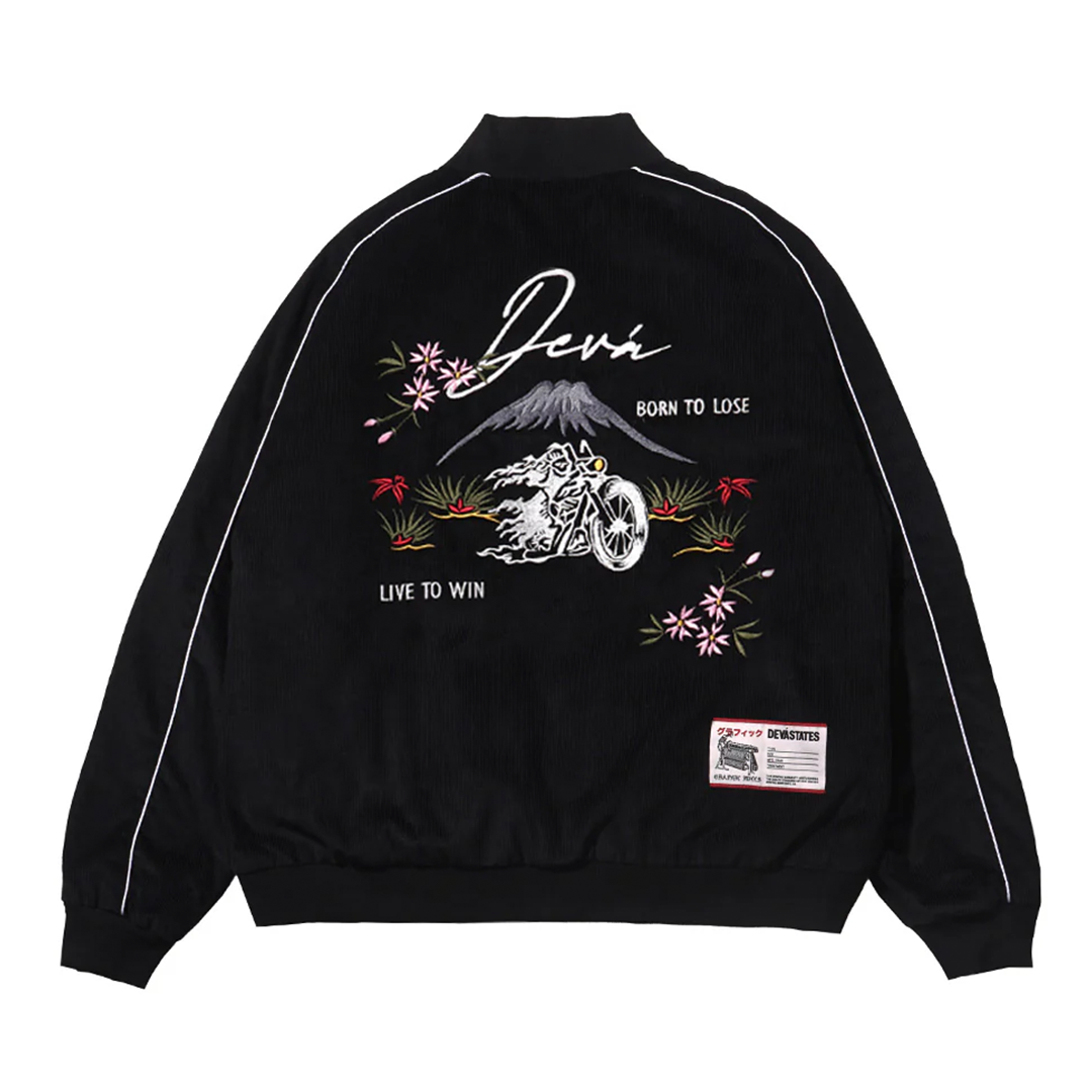 Deva'states Road Crew Reversible Souvenir Jacket - 'Black' - Kicks