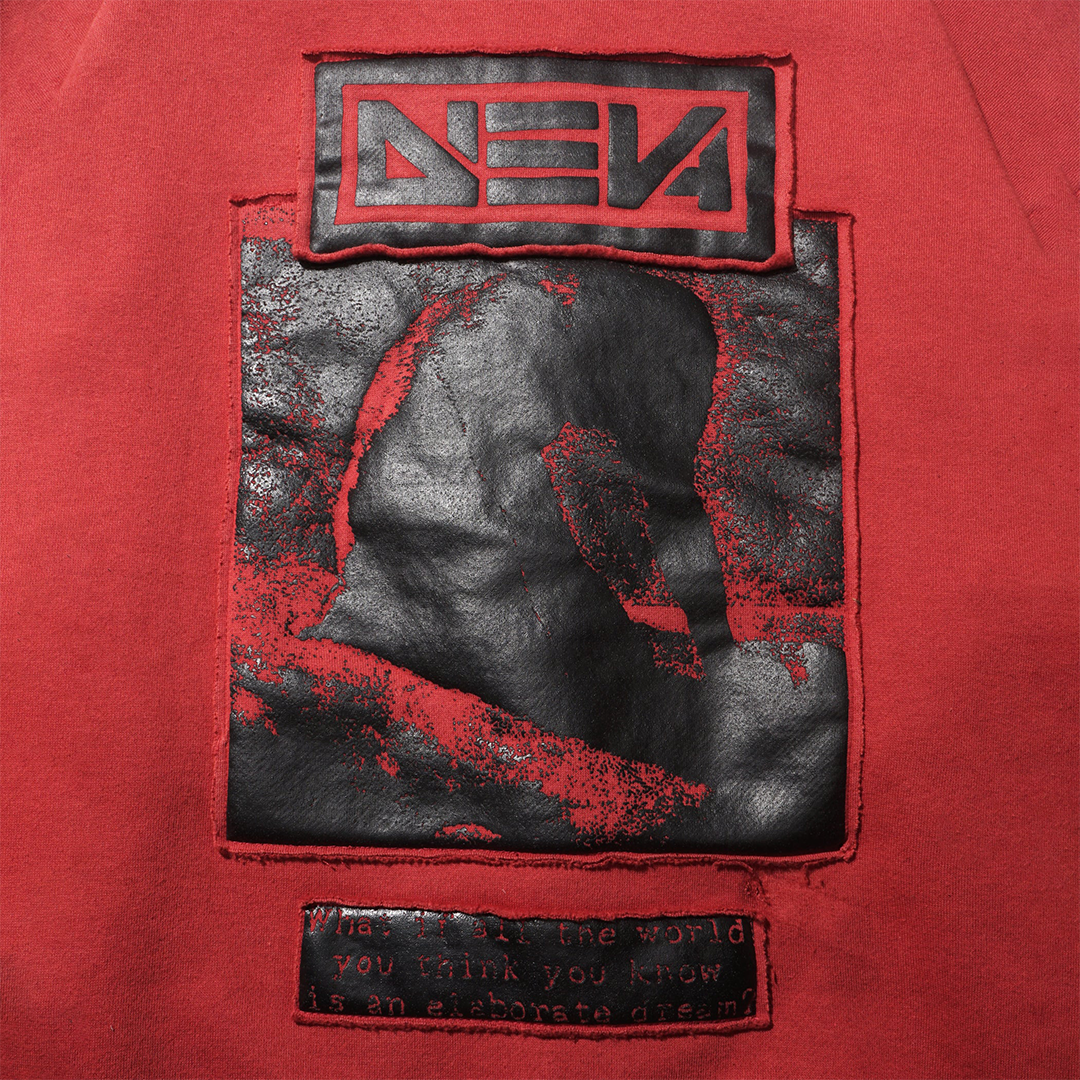 Deva'states Agony Zip Hoodie - 'Red'