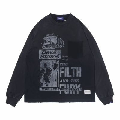 Deva'states Filth L/S Tee - 'Washed Black'