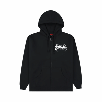 Pleasures Pond Zip Hoodie - 'Black'
