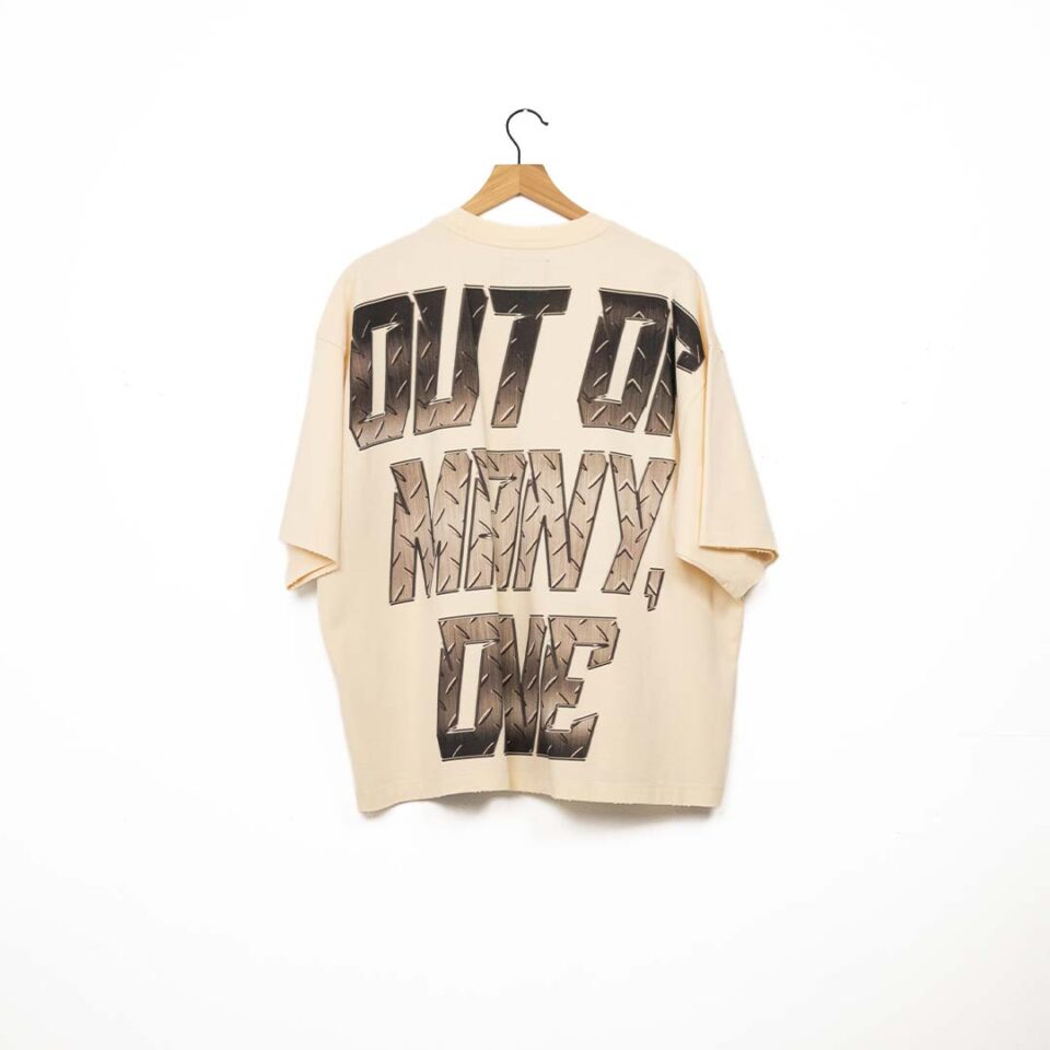 Godspeed Steel Sharpens Steel Tee - 'Bone'
