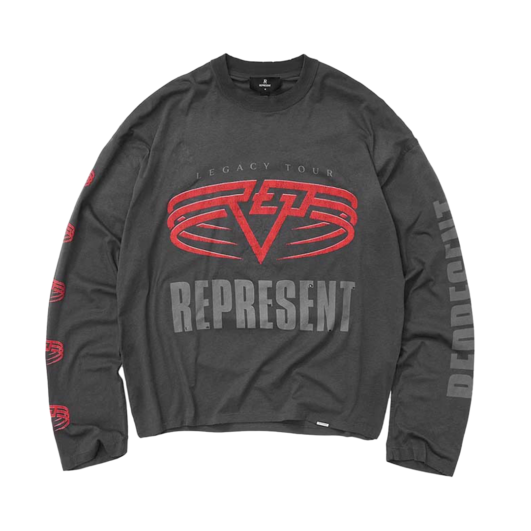 Represent Living Legacy Tour L/S Tee - 'Sun Fade Grey'