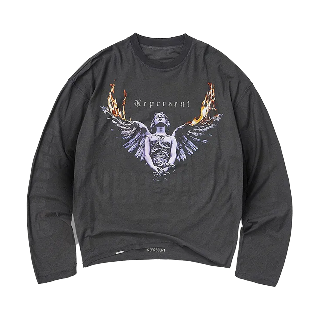 Represent Living Legacy Tour L/S Tee - 'Sun Fade Grey'
