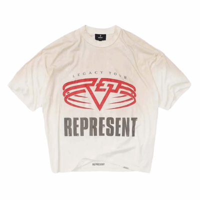 Represent Living Legacy Tee - 'Washed Ecru'