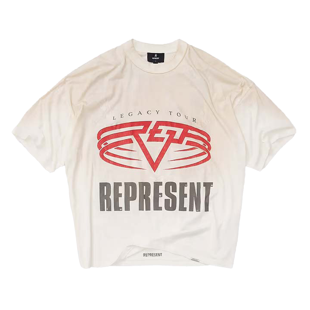 Represent Living Legacy Tee - 'Washed Ecru'