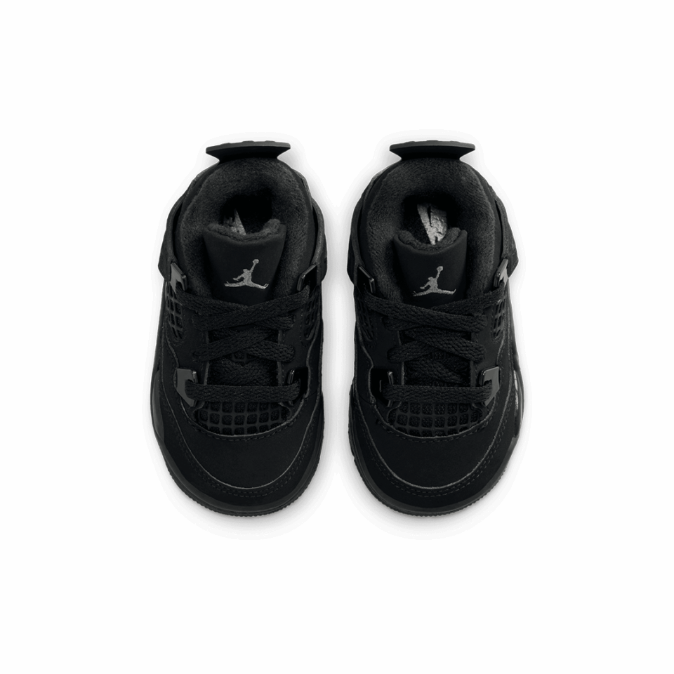 TD Air Jordan 4 - 'Black Cat' - Kicks Lounge