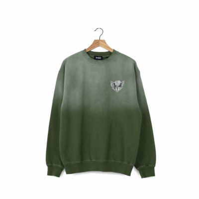 Xlarge Eagle Wings To The World Crew - 'Olive'