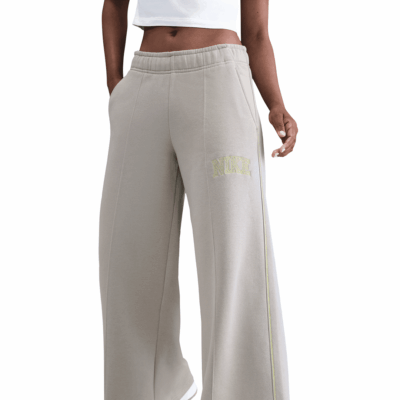 WMNS Nike Phoenix Fleece Wide-Leg Pant - 'College Grey'