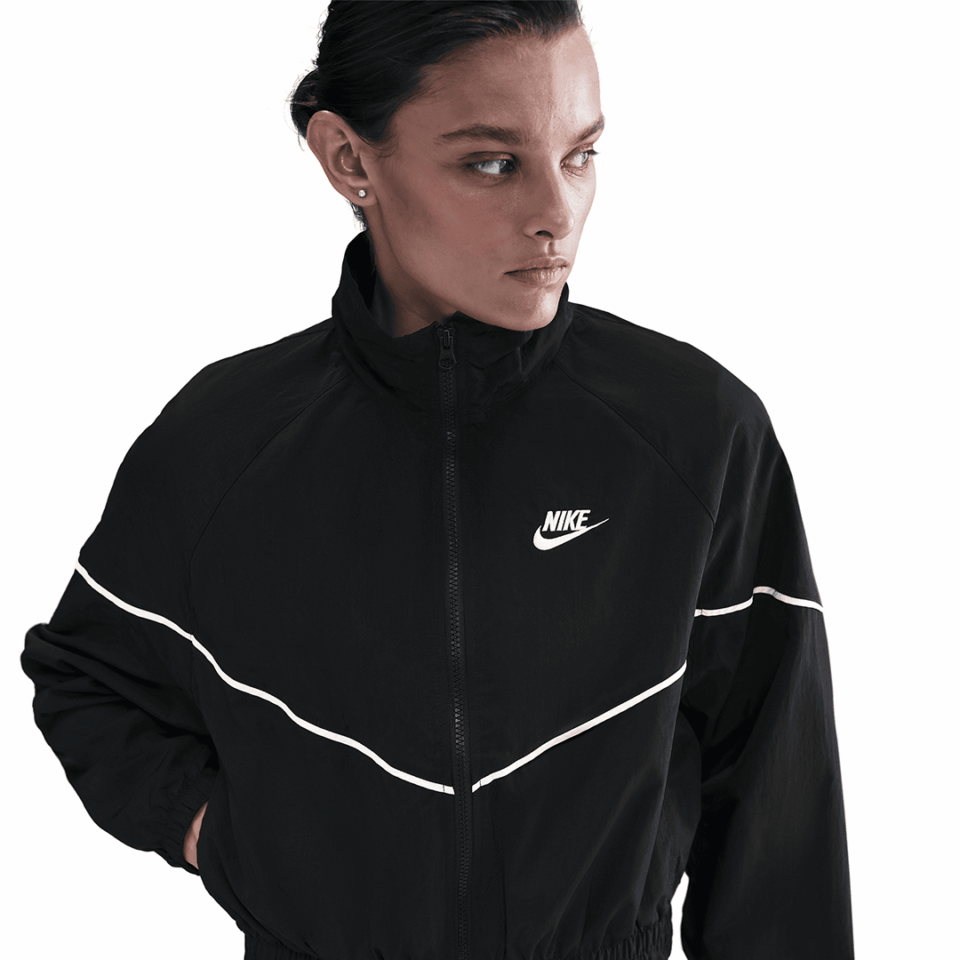 WMNS Nike Woven Jacket - 'Black/Sail' - Kicks Lounge