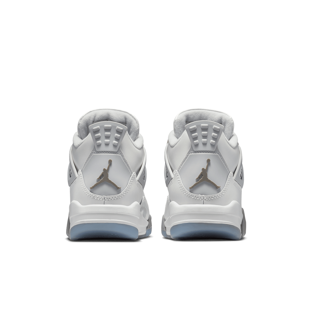 GS Air Jordan 4 - 'Photon Dust/Blue Chill-Flat Pewter-White