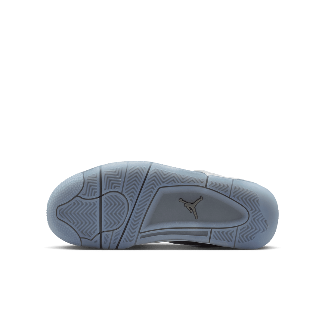 GS Air Jordan 4 - 'Photon Dust/Blue Chill-Flat Pewter-White