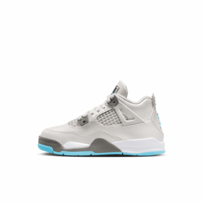 PS Air Jordan 4 - 'Photon Dust/Blue Chill-Flat Pewter-White'