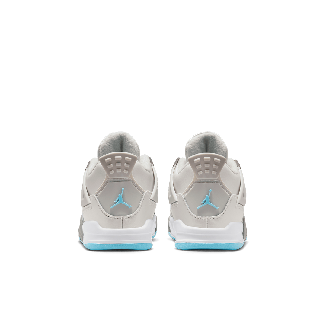 TD Air Jordan 4 - 'Photon Dust/Blue Chill-Flat Pewter-White