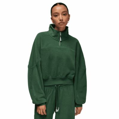 WMNS Jordan Quarter Zip Top – 'Fir/Fir'