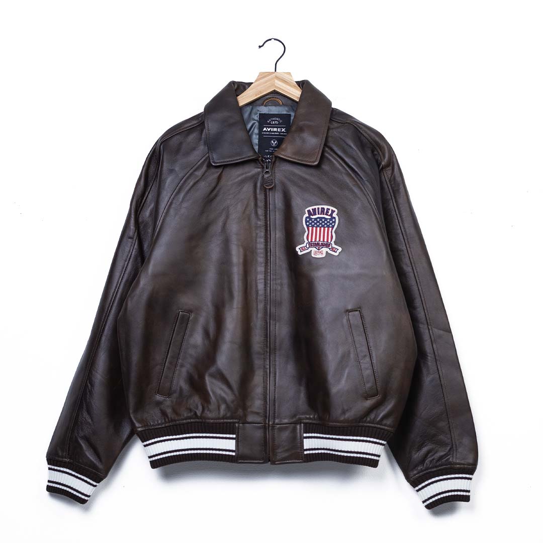 Avirex Fashion Icon Jacket - 'Vintage Brown'