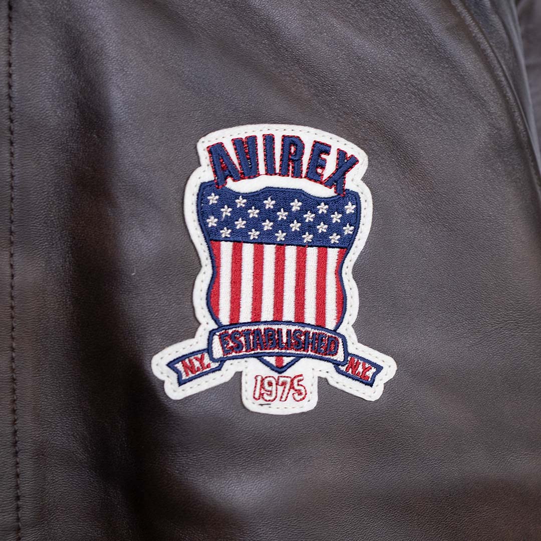 Avirex Fashion Icon Jacket - 'Vintage Brown'