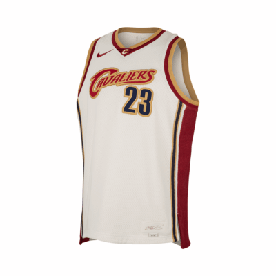 Nike Lebron Dri-Fit NBA Jersey - 'Sail/Team Crimson'