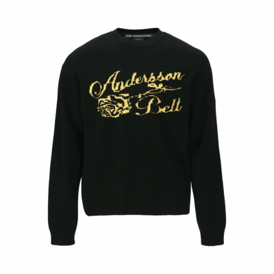 Andersson Bell Cashmere Rose Crew - 'Black'