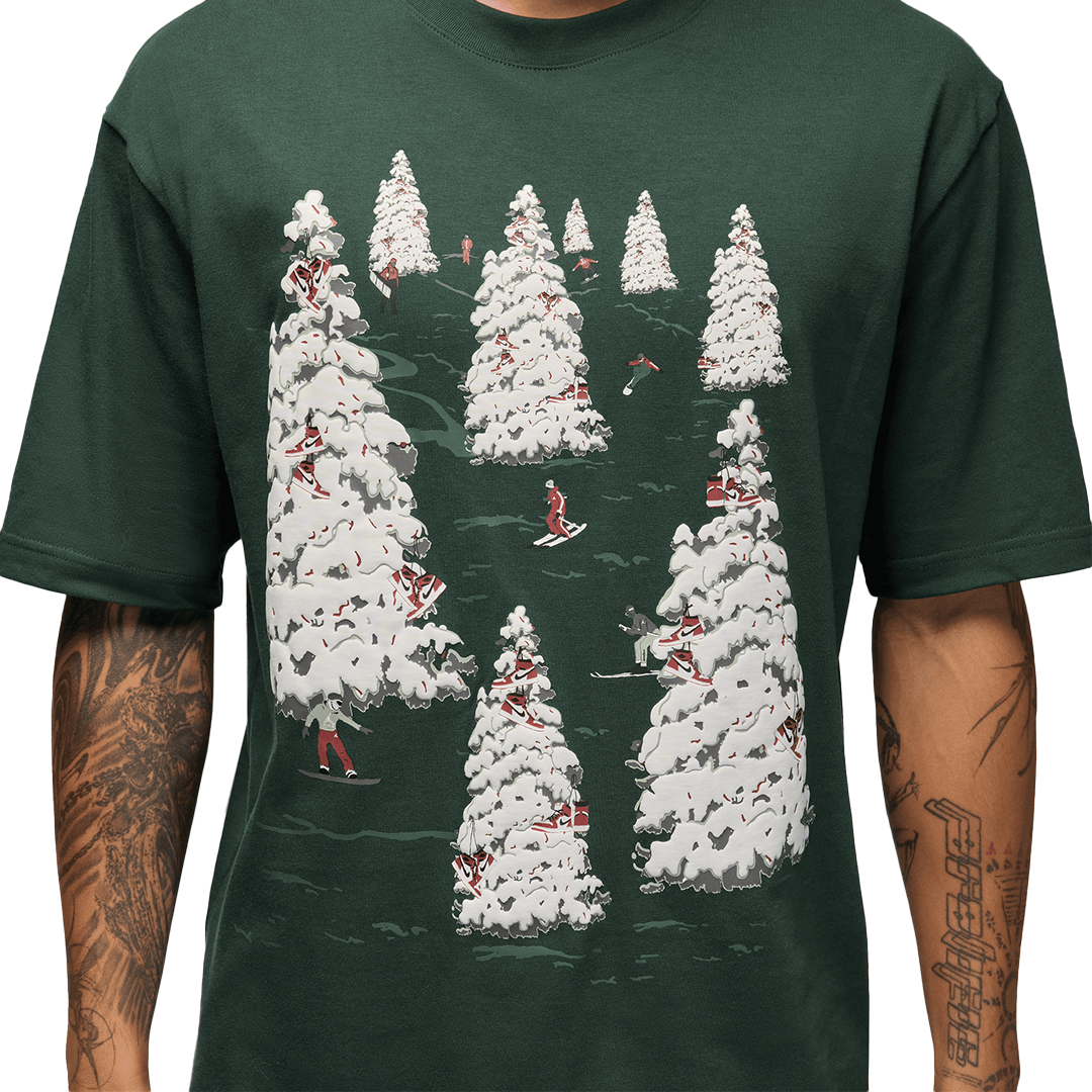 Jordan Holiday Tee - 'Midnight Green/Black' - Kicks Lounge