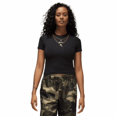 WMNS Jordan Tee - 'Black/White'