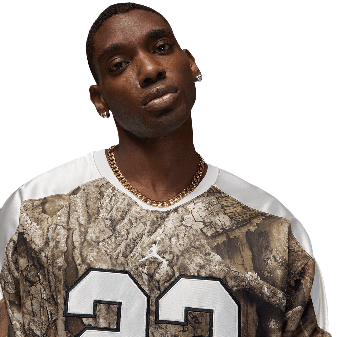 Jordan Realtree Hockey Jersey - 'Medium Olive/Sail' - Kicks Lounge