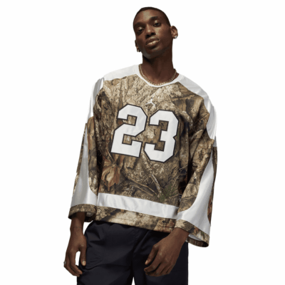 Jordan Realtree Hockey Jersey - 'Medium Olive/Sail'