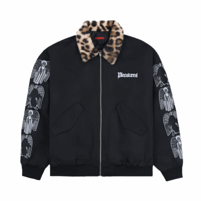 Pleasures Angel Demon Flight Jacket – 'Black'