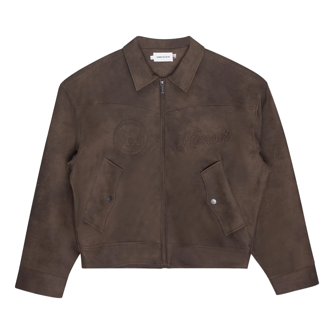 Honor The Gift Aged Jacket - 'Brown' - Kicks Lounge