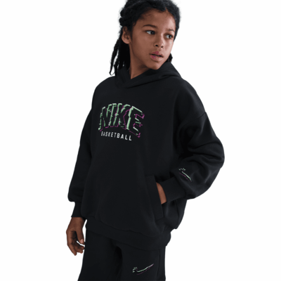 Kids Nike Culture of Basketball Hoodie - 'Black/Green Strike'