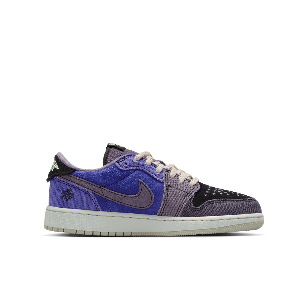 GS Air Jordan 1 Low OG - 'Regency Purple/Vapor Green' - Kicks Lounge