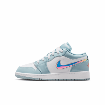 GS Air Jordan 1 Low SE - 'Ocean Bliss/Atomic Pink'