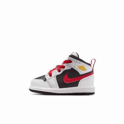 TD Air Jordan 1 Mid - 'Black/White'