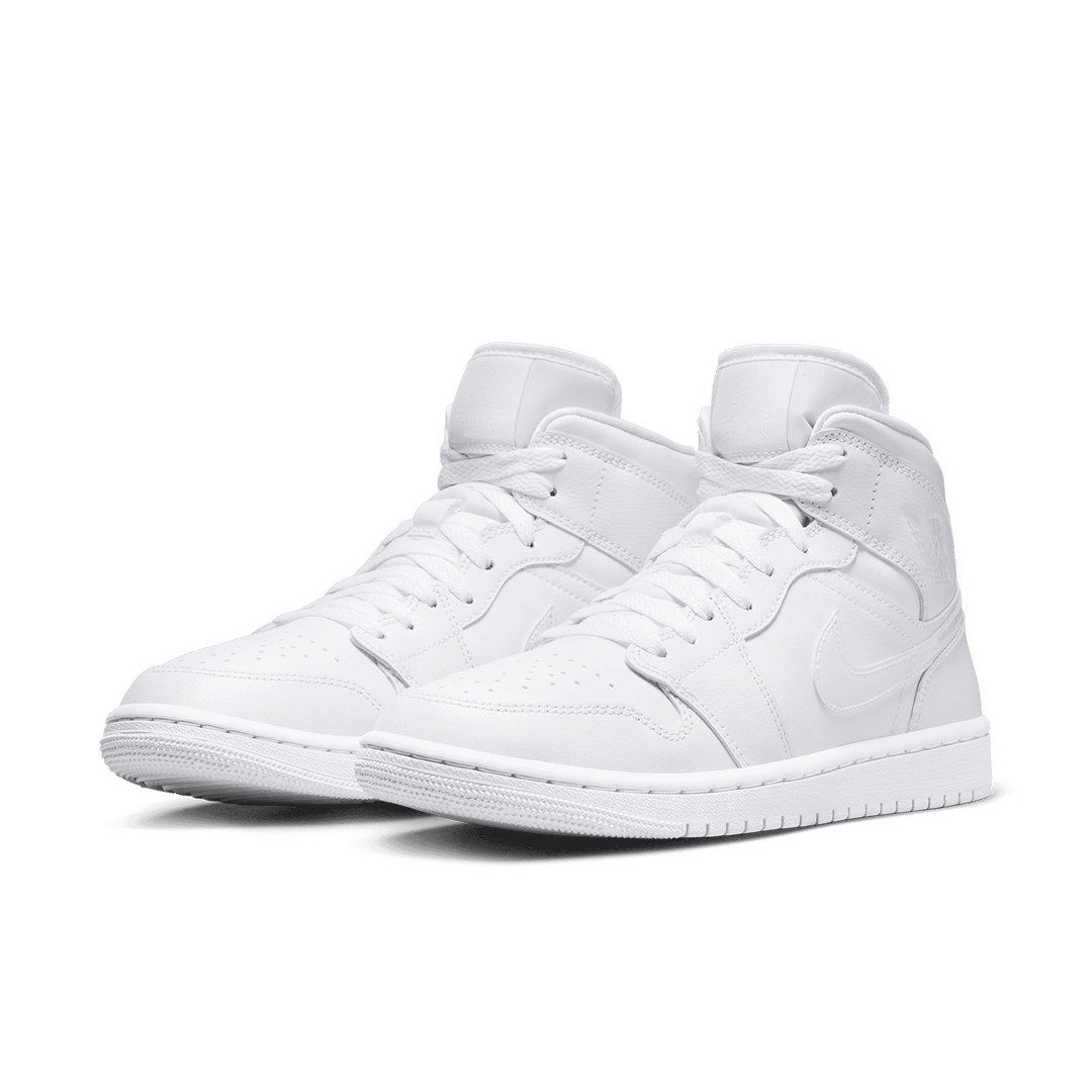 WMNS Air Jordan 1 Mid - 'White/White'