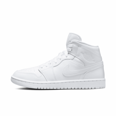WMNS Air Jordan 1 Mid - 'White/White'