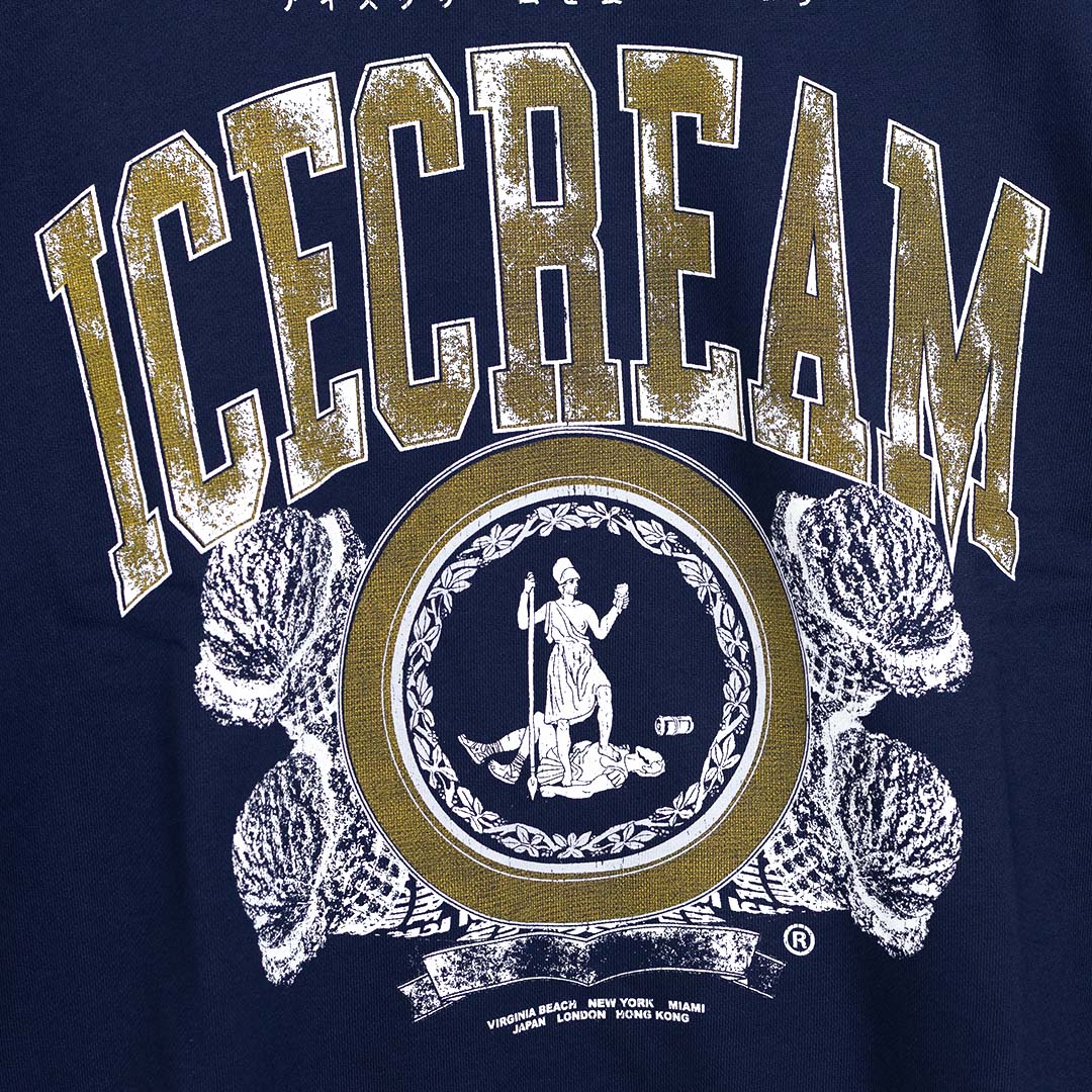 Icecream College Sweatshirt - 'Black Iris'