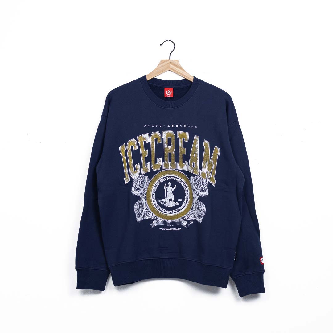 Icecream College Sweatshirt - 'Black Iris'