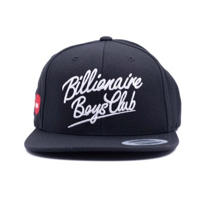 Billionaire Boys Club Script Snapback Hat - 'Black'