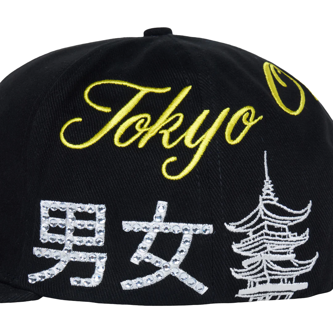 in 村上隆7-3/8 キャップ TOKYO DECEMBER Tokyo 【公式 キャップ ドジャース ニューエラ 2025黒 レディースウェア