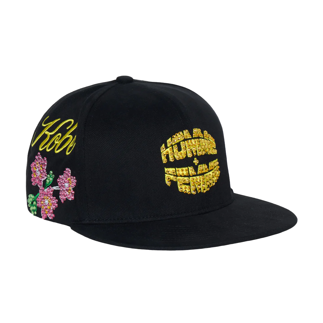 Homme + Femme Japan Gemstones Snapback Hat - 'Black/Yellow