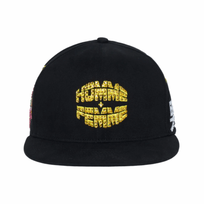 Homme + Femme Japan Gemstones Snapback Hat - 'Black/Yellow'
